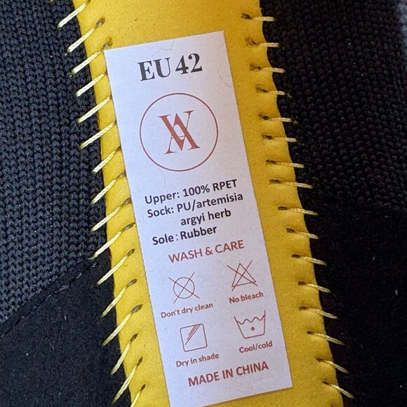 VIVAIA Black Margot 2.0 Square Toe Shoes V Cut Flats Women's EUR 42 / US 10.5 - Picture 2 of 11